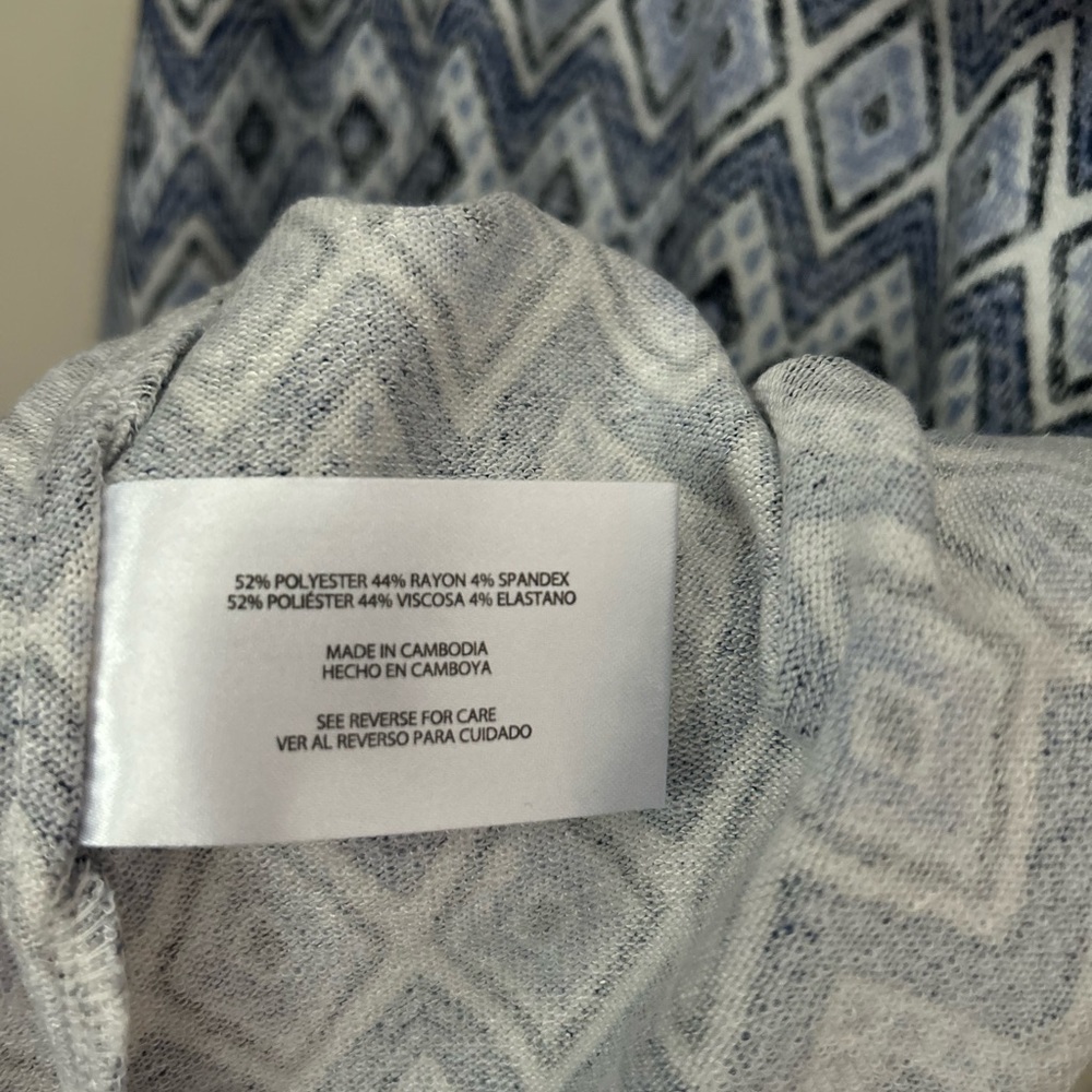 Orvis Women’s V-Neck Tunic Top size S, M, NWT - Picture 6 of 7